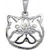 Strieborne Tlapky Mačka exotická – strieborný prívesok 292 Strieborne Tlapky Mačka exotická – strieborný prívesok 292