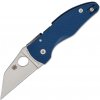 Spyderco MICROJIMBO COBALT BLUE G-10 CPM SPY27 PLAINEDGE Spyderco MICROJIMBO COBALT BLUE G-10 CPM SPY27 PLAINEDGE
