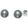 Náušnice so Swarovski Elements Classic Pearl K58188DG Dark Grey 8 mm Náušnice so Swarovski Elements Classic Pearl K58188DG Dark Grey 8 mm