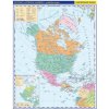 Severní a Střední Amerika příruční politická mapa Severní a Střední Amerika příruční politická mapa