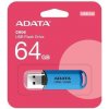 USB kľúč ADATA Classic Series C906 64GB USB 2.0 snap-on cap design, modrý (AC906-64G-RWB) USB kľúč ADATA Classic Series C906 64GB USB 2.0 snap-on cap design, modrý (AC906-64G-RWB)