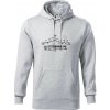Profil Cesta hrdinov SNP - Mikina pánska Cape s kapucňou - XL ( Svetlosivý melír ) Profil Cesta hrdinov SNP - Mikina pánska Cape s kapucňou - XL ( Svetlosivý melír )