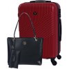 Zvýhodněný set BERTOO Milano VI. - červený Cestovní kufr M a Kabelka Federica Zvýhodněný set BERTOO Milano VI. - červený Cestovní kufr M a Kabelka Federica
