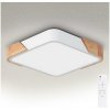 Brilagi - stmievateľné LED svietidlo PILANA LED/48W/230V dub/biela 42x42 cm + diaľkový ovládač WO800-OEM27-40 + záruka 3 roky zadarmo Brilagi - stmievateľné LED svietidlo PILANA LED/48W/230V dub/biela 42x42 cm + diaľkový ovládač WO800-OEM27-40 + záruka 3 roky zadarmo