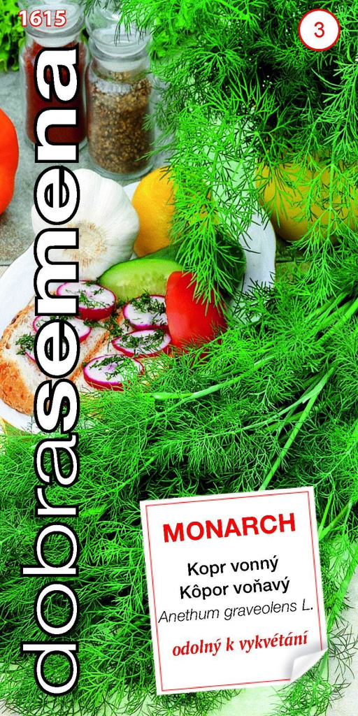 Dobré semená Kôpor vonný - Monarch 4g