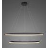 Altavola Design Ledowe Okręgi závesné svietidlo 2x68 W čierna LA074/P_100_in_3k_black_dimm Altavola Design Ledowe Okręgi závesné svietidlo 2x68 W čierna LA074/P_100_in_3k_black_dimm