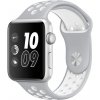 eses Silikónový remienok pre Apple Watch - Sivo biely, S, M, L - 42mm, 44mm, 45mm, 49mm eses Silikónový remienok pre Apple Watch - Sivo biely, S, M, L - 42mm, 44mm, 45mm, 49mm