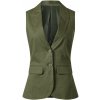 Esmara dámska ľanová vesta 100390843 zelená