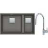 Súprava granitový drez Franke Kanon 125.0528.639, kuchynská batéria Franke Eos 115.0590.045 Súprava granitový drez Franke Kanon 125.0528.639, kuchynská batéria Franke Eos 115.0590.045