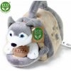 Rappa Plyšový pes Husky s přepravkou 13 cm ECO-FRIENDLY Rappa Plyšový pes Husky s přepravkou 13 cm ECO-FRIENDLY
