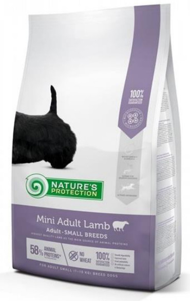 Nature\'s Protection dog Adult mini lamb 7,5 kg