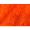 Umelá kožušina, oranžová, 90 mm vlas metráž: min. 0,2 bm Umelá kožušina, oranžová, 90 mm vlas metráž: min. 0,2 bm