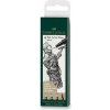 Faber-Castell 167100 Pitt Artist Pen 4 ks S F M B čierna Faber-Castell 167100 Pitt Artist Pen 4 ks S F M B čierna