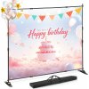 Vevor Stojan na banner nastaviteľný 243.8-304.8×243.8 cm, výsuvný 10CDM-ABSZSJ00001V0 Vevor Stojan na banner nastaviteľný 243.8-304.8×243.8 cm, výsuvný 10CDM-ABSZSJ00001V0