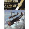 Papierový model Stíhač P-47M-RE Thunderbolt Papierový model Stíhač P-47M-RE Thunderbolt