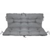 Vode-odolná poduška na hojdačku 120 cm - sivá Farba: Tmavohnedá Vode-odolná poduška na hojdačku 120 cm - sivá Farba: Tmavohnedá