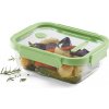 Liekué Sklenená hermetická dóza na potraviny Square Glass, obdĺžnik, 1 520 ml, zelená Liekué Sklenená hermetická dóza na potraviny Square Glass, obdĺžnik, 1 520 ml, zelená