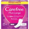 Carefree Plus Large Hygienické vložky s jemnou vôňou 64 ks