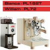 Lelit Bianca PL162T-4Q30 Gold + William PL72 Lelit Bianca PL162T-4Q30 Gold + William PL72