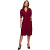 Dámske šaty Stylove Basic tmavočervená XL Stylove 5903068497742 Dámske šaty Stylove Basic tmavočervená XL Stylove 5903068497742