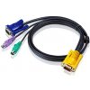 Sada káblov pre KVM VGA - SPHD M/M, PS2 M, 1.8m Sada káblov pre KVM VGA - SPHD M/M, PS2 M, 1.8m