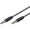 Kabel Jack 3.5mm 4 pólový M/M 1,5m