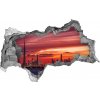 Fototapeta diera na stenu 3D Sunset dubaj 95x73 cm Fototapeta diera na stenu 3D Sunset dubaj 95x73 cm