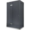 MEXEN/S - ROMA sprchovací kút 70x70, grafit, chróm 854-070-070-01-40 MEXEN/S - ROMA sprchovací kút 70x70, grafit, chróm 854-070-070-01-40