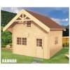 BPP Víkendová drevená chatka Hannah 450x550 cm, 80 mm BPP Víkendová drevená chatka Hannah 450x550 cm, 80 mm