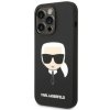 Puzdro Karl Lagerfeld and Choupette 3D iPhone 13 Pro Max - čierne Puzdro Karl Lagerfeld and Choupette 3D iPhone 13 Pro Max - čierne
