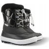 Demar detské snehové topánky FURRY ČIERNE