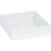 Darčeková krabica s priezračným vekom 150x150x50 mm, biela Darčeková krabica s priezračným vekom 150x150x50 mm, biela