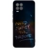 Picasee silikónový čierny obal pre Realme 8 4G - Neon Nights Picasee silikónový čierny obal pre Realme 8 4G - Neon Nights