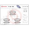 BREMBO Sada brzdových doštičiek P 83 150 BREMBO Sada brzdových doštičiek P 83 150