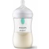 Avent Natural Response priehľadná fľaša s cumlíkom s ventilom AirFree 260 ml Avent Natural Response priehľadná fľaša s cumlíkom s ventilom AirFree 260 ml