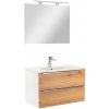 Vario Trim 80 kompletný kúpeľňový nábytok biely dub Vario Trim 80 kompletný kúpeľňový nábytok biely dub