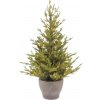 Umelý vianočný stromček v kvetináči s osvetlením Micro 60 LED na batérie Ø 50 cm výška 90 cm, teplé biele svetlo Umelý vianočný stromček v kvetináči s osvetlením Micro 60 LED na batérie Ø 50 cm výška 90 cm, teplé biele svetlo