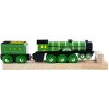 Bigjigs Rail Drevené vláčiky - Replika lokomotívy Flying Scotsman Bigjigs Rail Drevené vláčiky - Replika lokomotívy Flying Scotsman