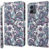 Peňaženkové 3D puzdro na Motorola Moto G13 / G23 / G53 5G - Swirl Pattern Peňaženkové 3D puzdro na Motorola Moto G13 / G23 / G53 5G - Swirl Pattern