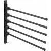 Erga Kamer, 5-ramenný vešiak na uteráky 45x37 cm, čierna matná, ERG-YKA-CH.KAMER-BLK Erga Kamer, 5-ramenný vešiak na uteráky 45x37 cm, čierna matná, ERG-YKA-CH.KAMER-BLK