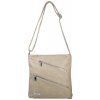 TAMARA dámska crossbody koženková kabelka tmavo béžová TAMARA dámska crossbody koženková kabelka tmavo béžová