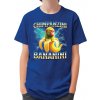 Fajntričko Kids Tričko - Chimpanzini Bananini (Taliansky Brainrot), Farba kráľovská modrá, Strih/ Variant UNISEX Fajntričko Kids Tričko - Chimpanzini Bananini (Taliansky Brainrot), Farba kráľovská modrá, Strih/ Variant UNISEX