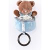 Plyšový medvedík s melódiou Music Box Boh'aime Doudou et Compagnie modrý 14 cm v darčekovom balení od 0 mes Plyšový medvedík s melódiou Music Box Boh'aime Doudou et Compagnie modrý 14 cm v darčekovom balení od 0 mes