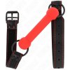 Kink - Bone Gag With Leatherette Strap Red Adjustable 41-57 cm Kink - Bone Gag With Leatherette Strap Red Adjustable 41-57 cm