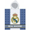 Carbotex · Detské pončo - futbalová osuška s kapucňou FC Real Madrid - 60 x 120 cm