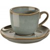 ASA Selection Hrnček na cappuccino s tanierikom SAISONS šedozelený ASA Selection Hrnček na cappuccino s tanierikom SAISONS šedozelený