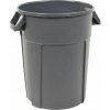 Plastový odpadkový kôš Manutan Expert Pure, objem 85 l, sivý Plastový odpadkový kôš Manutan Expert Pure, objem 85 l, sivý