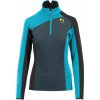 Karpos outdoorová flíska Federa Half-Zip dámska sivá/tyrkysová/čierna S Karpos outdoorová flíska Federa Half-Zip dámska sivá/tyrkysová/čierna S