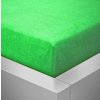 Froté zelené prestieradlo David na dvojlôžko 140×200 cm Farba: Zelená, rozmer: 140x200cm Zelená Froté zelené prestieradlo David na dvojlôžko 140×200 cm Farba: Zelená, rozmer: 140x200cm Zelená
