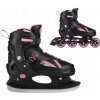 2 v 1 Kolieskové Korčule a Korčule s Nastaviteľnou Veľkosťou, Rekreačné Hokejové Korčule pre Dievčatá 2 v 1 Kolieskové Korčule a Korčule s Nastaviteľnou Veľkosťou, Rekreačné Hokejové Korčule pre Dievčatá